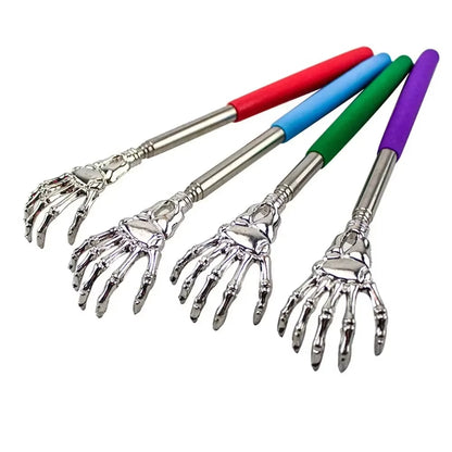 1Pc Random Color Stainless Steel Back Scratcher Telescopic Scratching Massager Extendable Itch Old Man Happy Health Products
