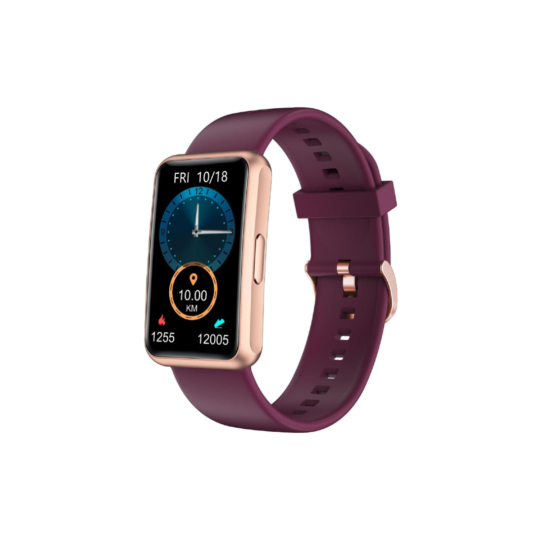 Fitness Tracker: No Bluetooth or Phone Needed, IP68 Waterproof Smart Watch for All Ages - Track Steps, Calories, Sleep & More in Stylish Purple