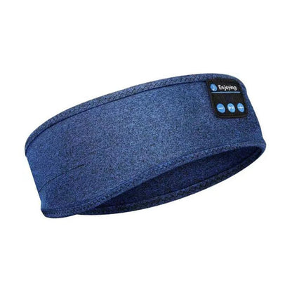 Experience Ultimate Comfort with Bluetooth-Compatible Sports Sleeping Headband - Elastic Wireless Headphones & Music Eye Mask