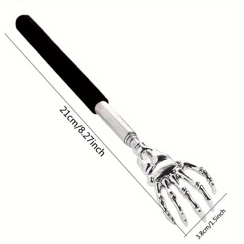 1Pc Random Color Stainless Steel Back Scratcher Telescopic Scratching Massager Extendable Itch Old Man Happy Health Products