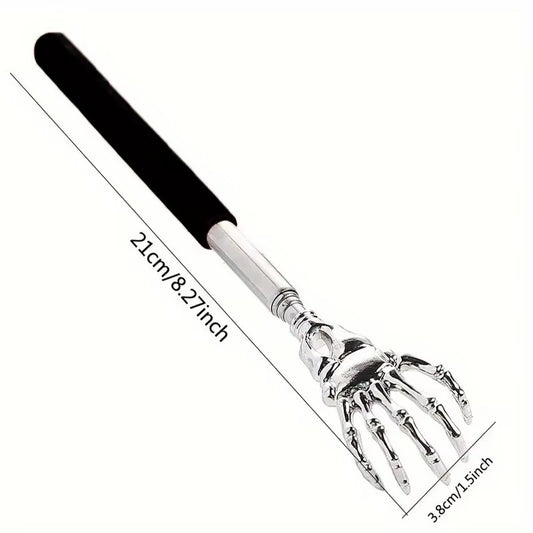 1Pc Random Color Stainless Steel Back Scratcher Telescopic Scratching Massager Extendable Itch Old Man Happy Health Products