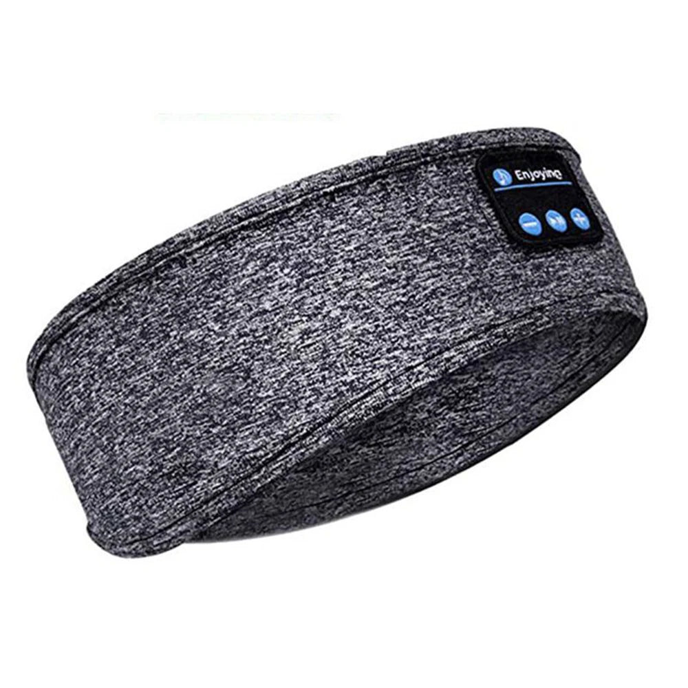 Experience Ultimate Comfort with Bluetooth-Compatible Sports Sleeping Headband - Elastic Wireless Headphones & Music Eye Mask
