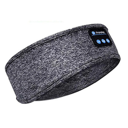 Experience Ultimate Comfort with Bluetooth-Compatible Sports Sleeping Headband - Elastic Wireless Headphones & Music Eye Mask