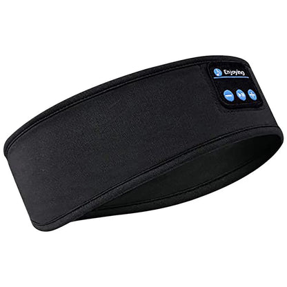 Experience Ultimate Comfort with Bluetooth-Compatible Sports Sleeping Headband - Elastic Wireless Headphones & Music Eye Mask